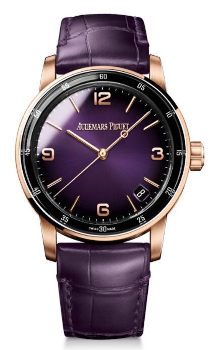 Audemars Piguet CODE 11.59 Automatic Pink Gold Purple 15210OR.OO.A616CR.01 Replica Watch